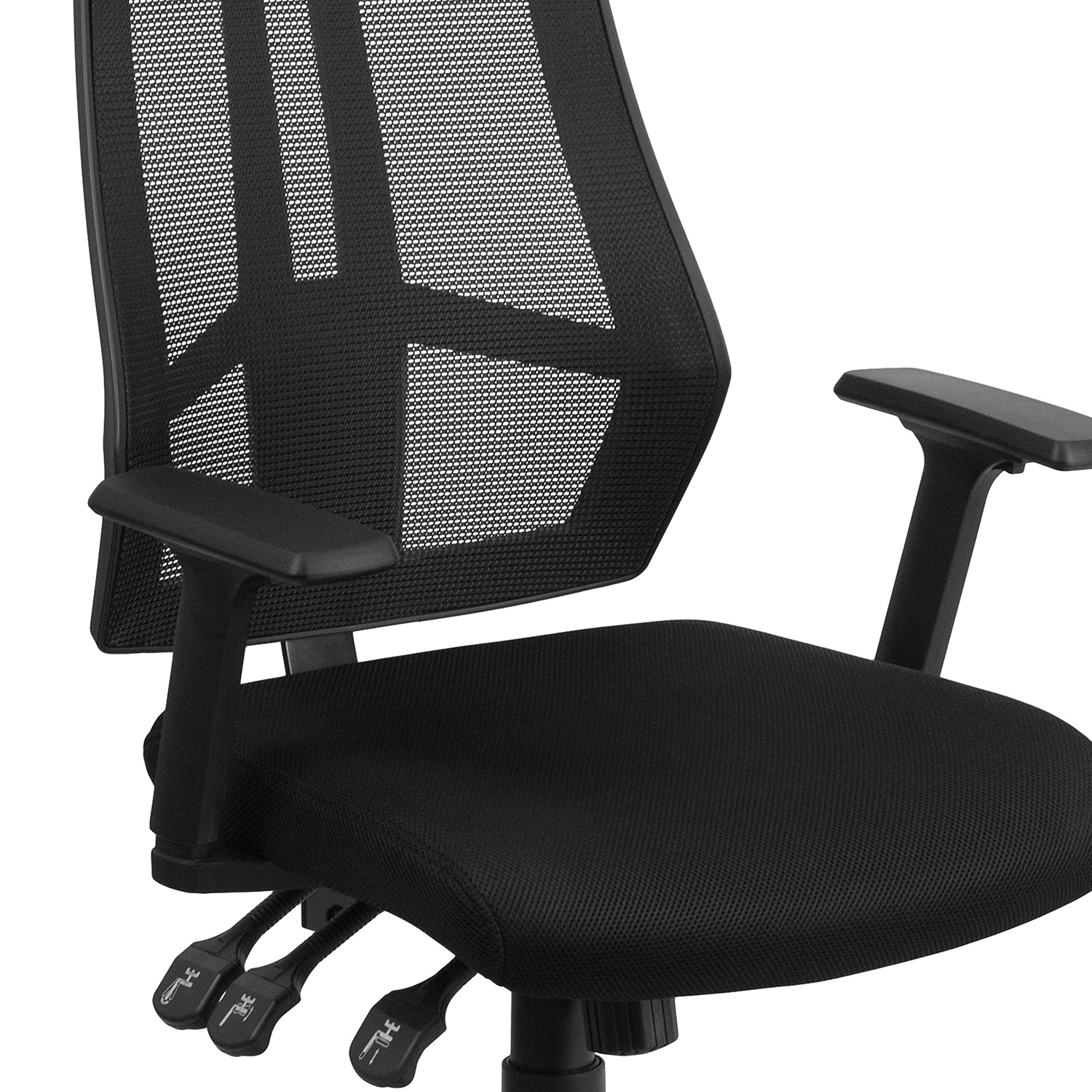 BLNK - Ivan High-Back Mesh Multifunction Swivel Ergonomic Task Office Chair with Adjustable Arms