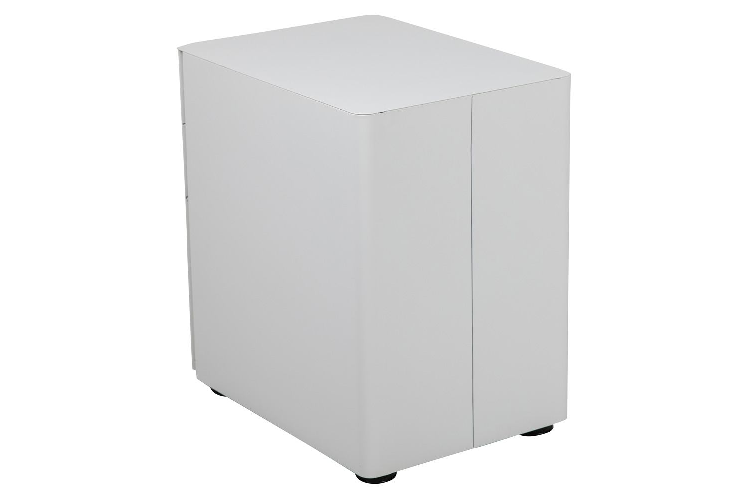 BLNK Warner 3-Drawer Mobile Locking Filing Cabinet with Anti-Tilt Mechanism and Letter-Legal Drawer - White