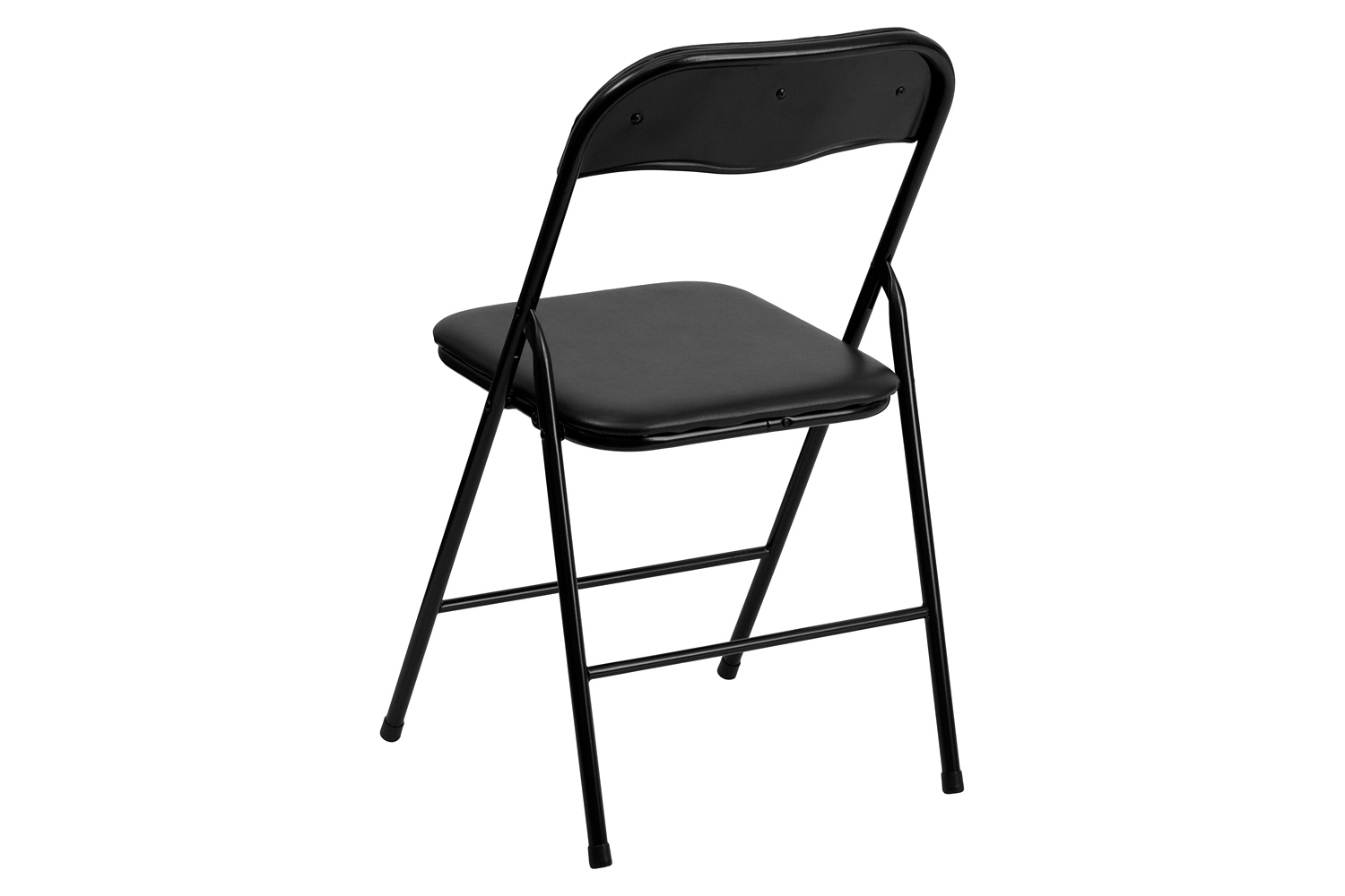 BLNK Madison Folding Card Table and Chair Set 5 Piece - Black