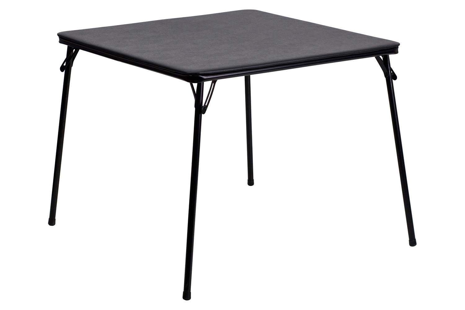 BLNK Madison Folding Card Table and Chair Set 5 Piece - Black