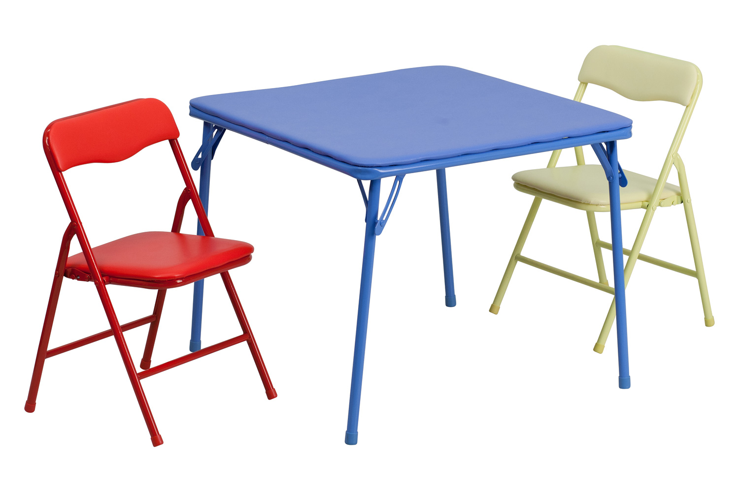 BLNK Mindy Kids Folding Table and Chair Set 3 Piece - Colorful