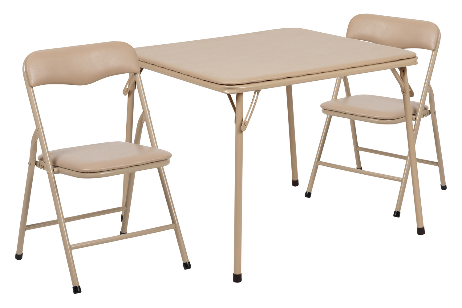 BLNK™ Mindy Kids Folding Table and Chair Set 3 Piece - Tan