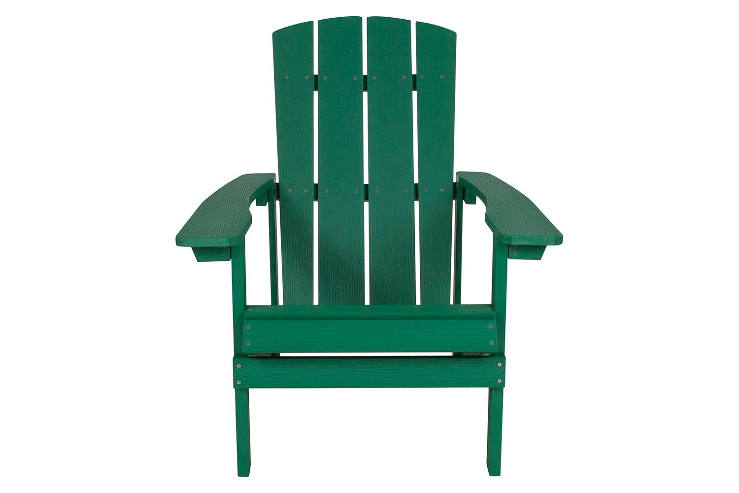 BLNK Charlestown Commercial All-Weather Poly Resin Wood Adirondack Chair - Green