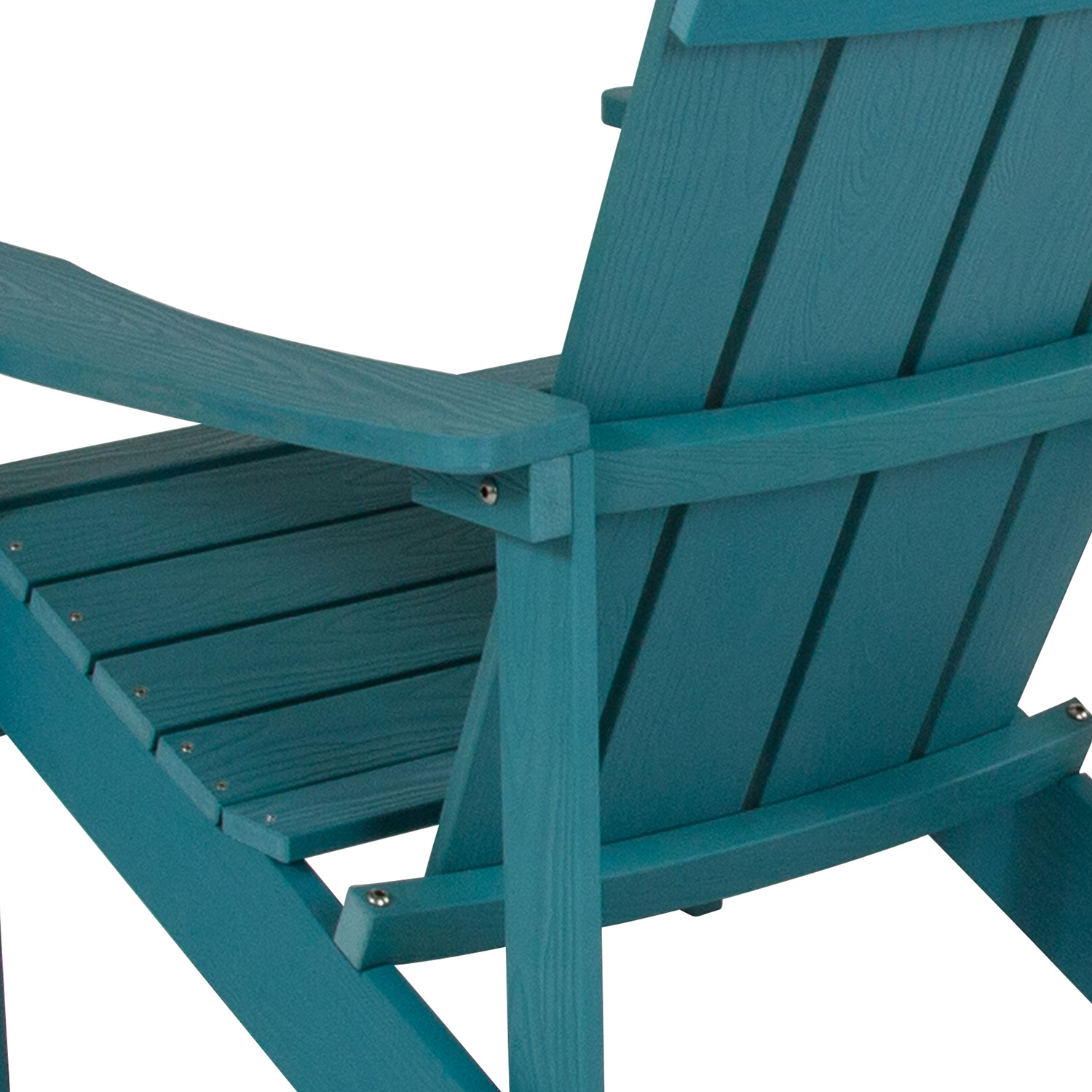 BLNK Charlestown Commercial All-Weather Poly Resin Wood Adirondack Chair - Sea Foam