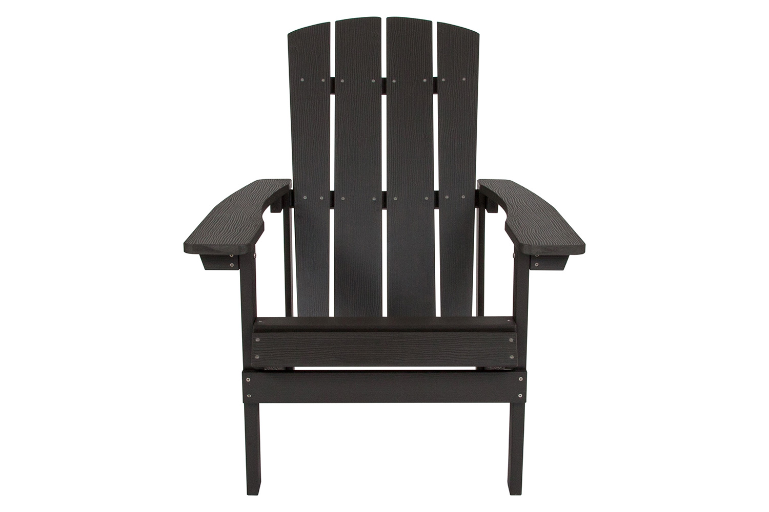 BLNK Charlestown Commercial All-Weather Poly Resin Wood Adirondack Chair - Slate Gray