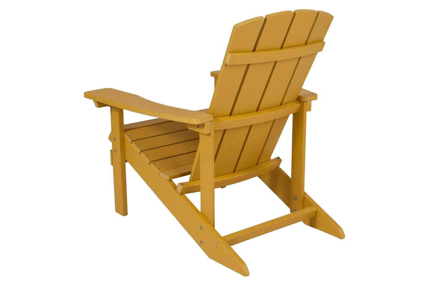 BLNK Charlestown Commercial All-Weather Poly Resin Wood Adirondack Chair - Yellow