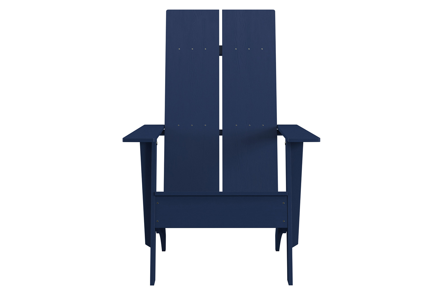 BLNK™ Sawyer Commercial All-Weather Poly Resin Wood Adirondack Chair - Navy