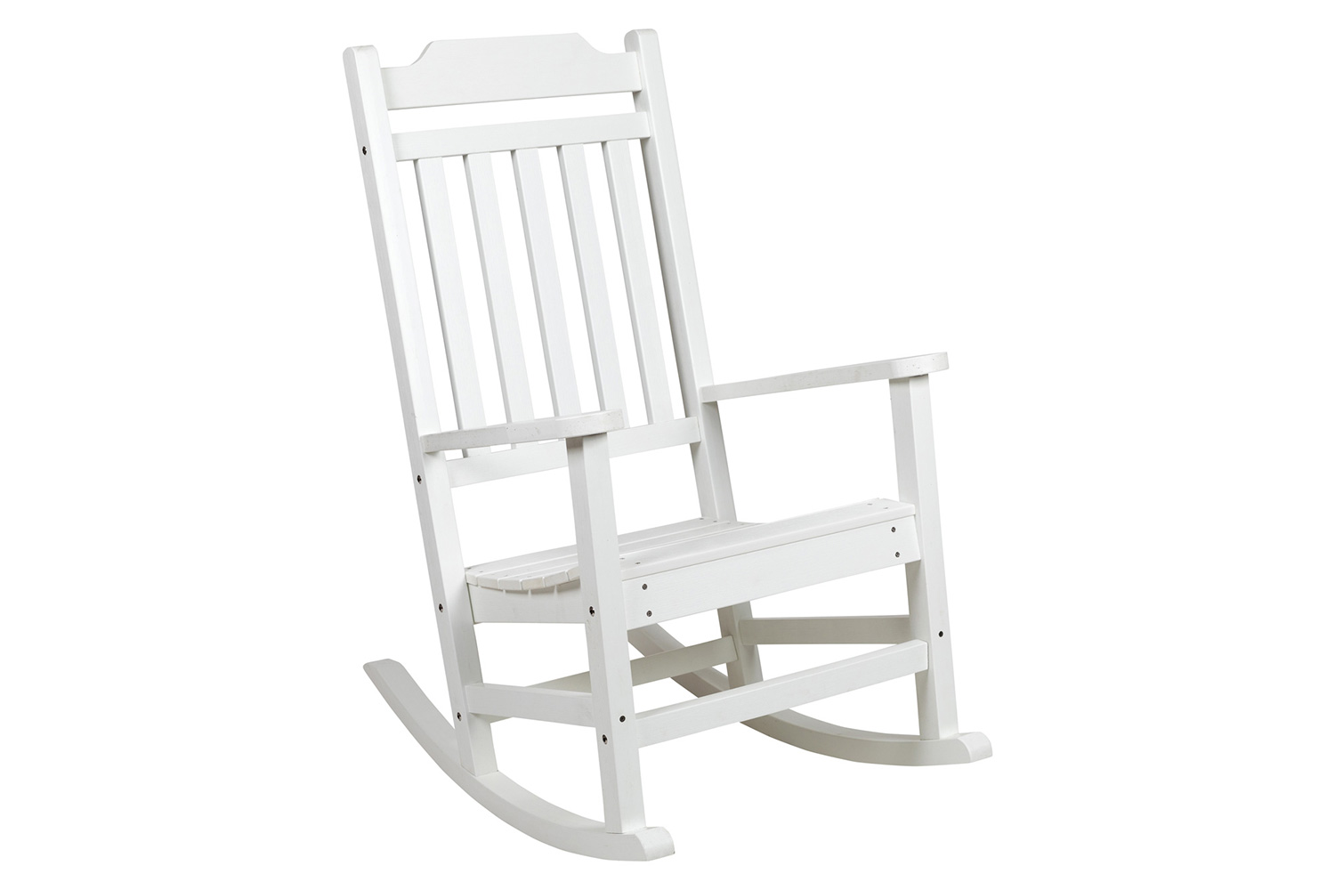 BLNK™ Winston Poly Resin All-Weather Rocking Chair - White