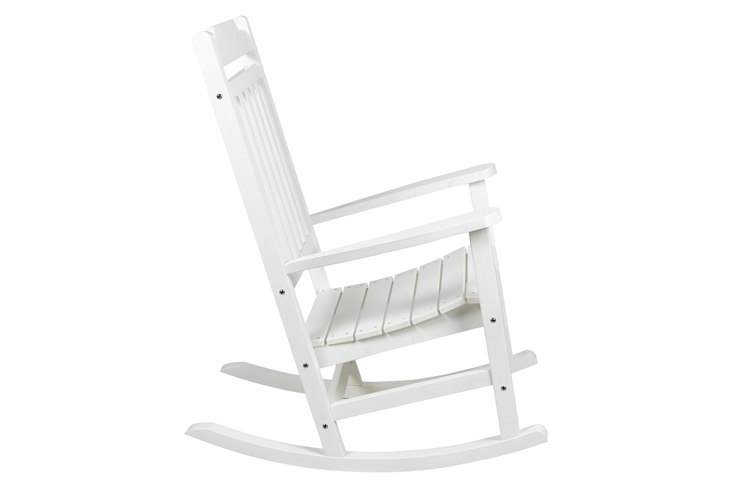 BLNK™ Winston Poly Resin All-Weather Rocking Chair - White