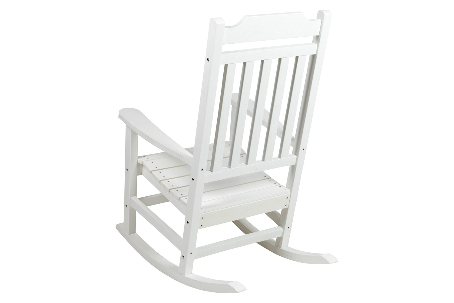 BLNK™ Winston Poly Resin All-Weather Rocking Chair - White