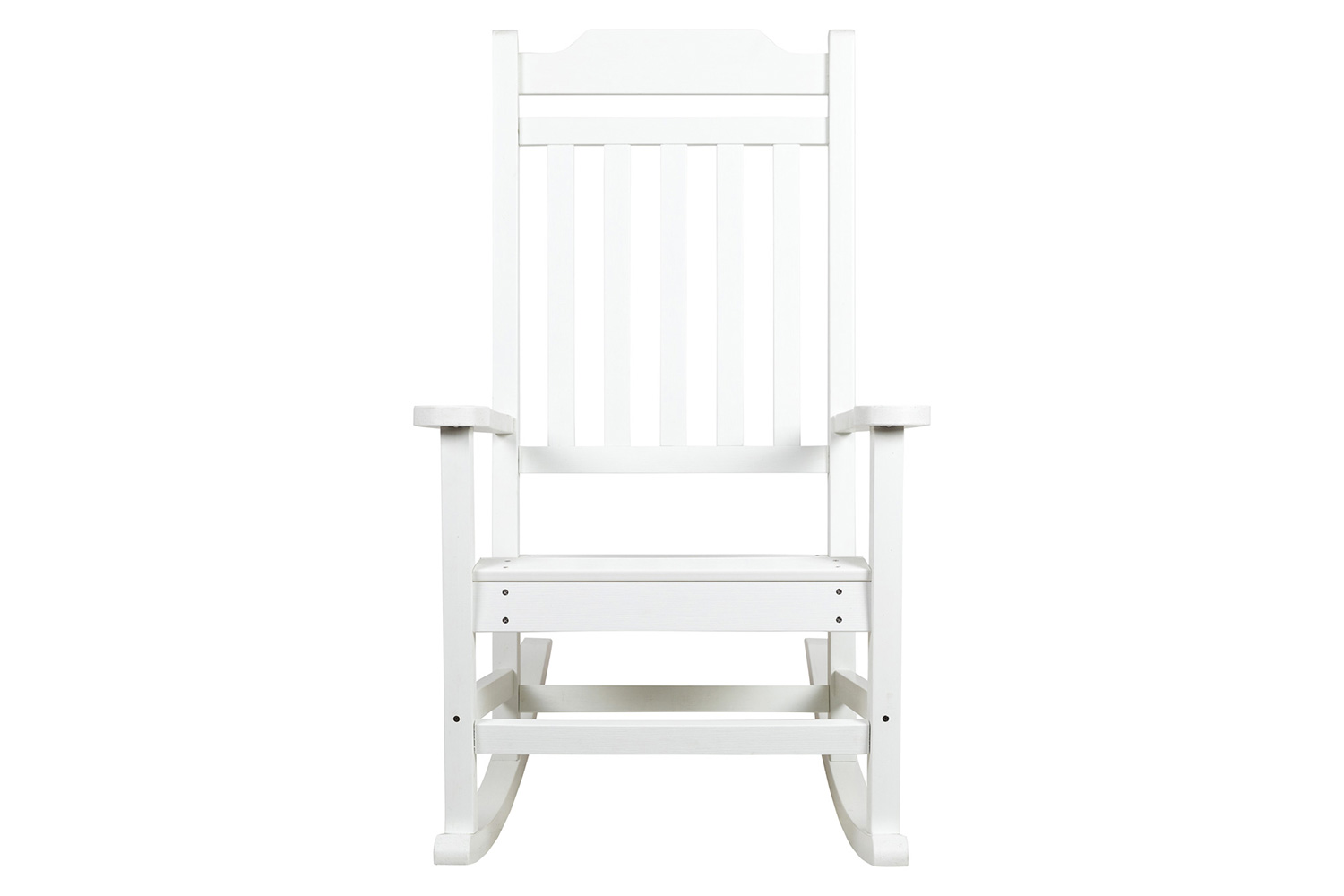 BLNK™ Winston Poly Resin All-Weather Rocking Chair - White