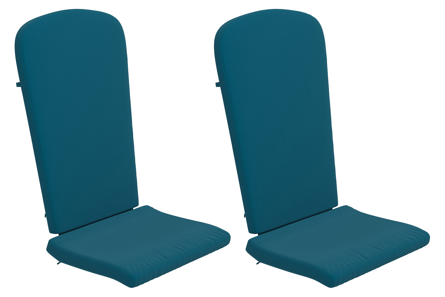 BLNK Charlestown All-Weather Indoor-Outdoor High Back Adirondack Chair Cushions Set of 2 - Teal