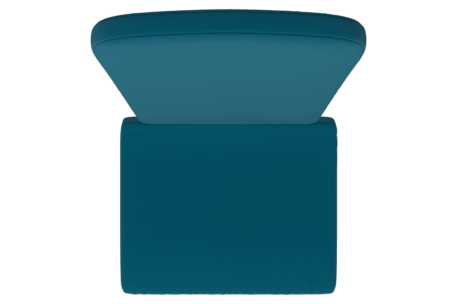 BLNK Charlestown All-Weather Indoor-Outdoor High Back Adirondack Chair Cushions Set of 2 - Teal