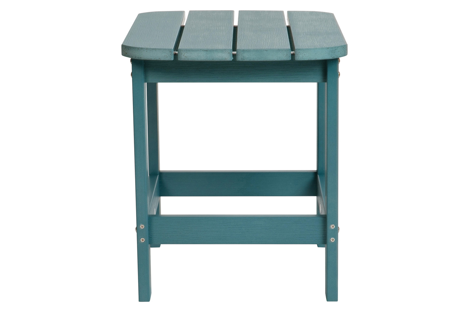 BLNK Charlestown Commercial All-Weather Poly Resin Wood Adirondack Side Table - Sea Foam