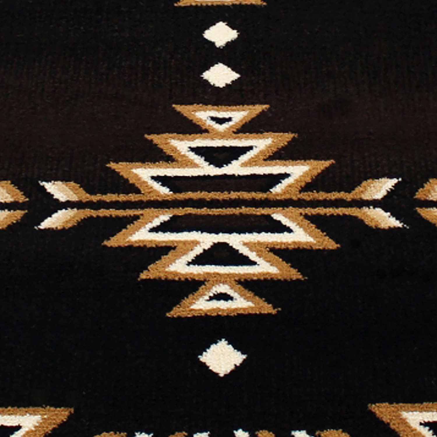 BLNK™ Amado Collection Southwestern Style Olefin Accent Area Rug with Jute Backing - Brown, 2'W x 7'L