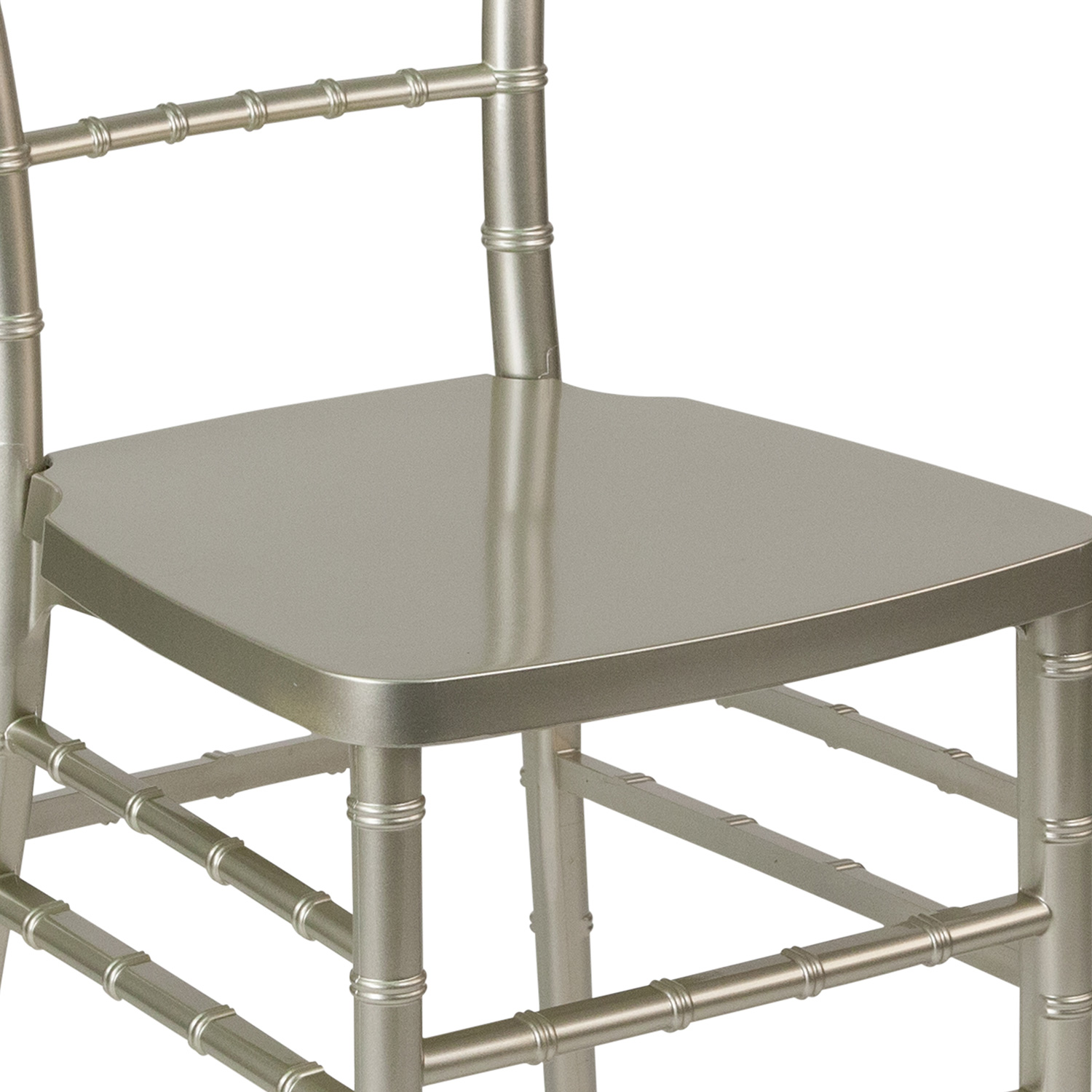 BLNK HERCULES PREMIUM Series Resin Stacking Chiavari Chair - Champagne