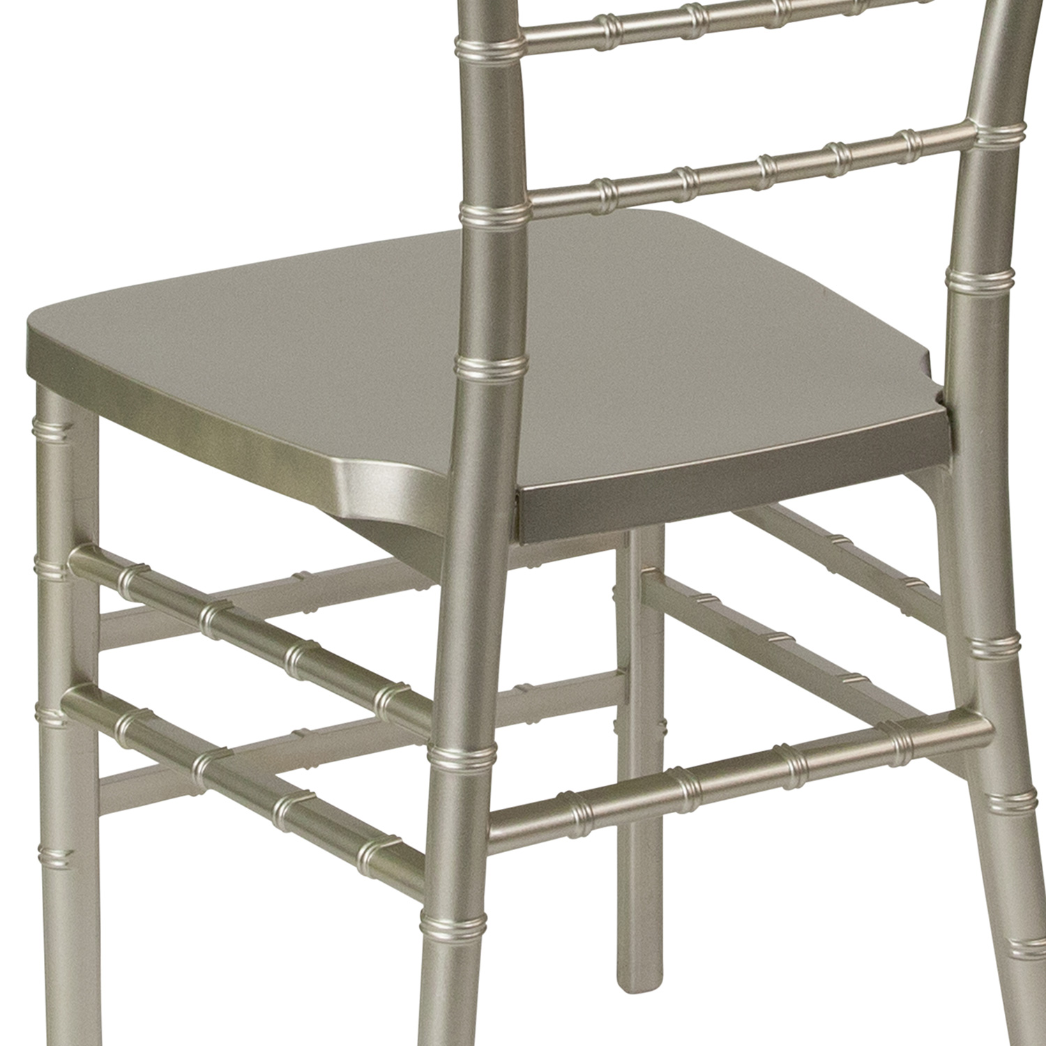 BLNK HERCULES PREMIUM Series Resin Stacking Chiavari Chair - Champagne