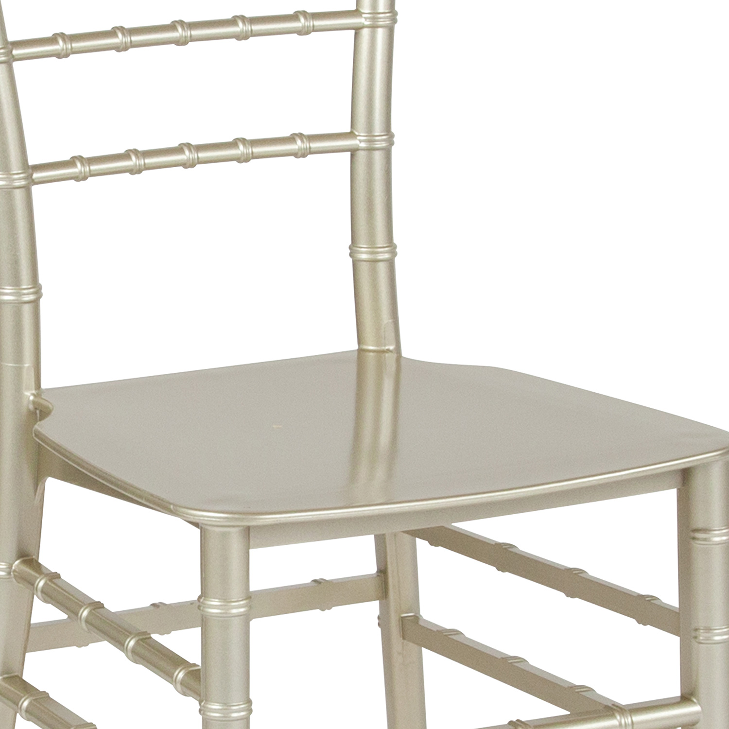 BLNK™ HERCULES Series Resin Stacking Chiavari Chair - Champagne