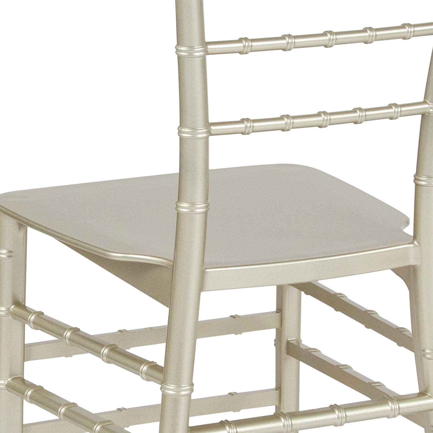 BLNK™ HERCULES Series Resin Stacking Chiavari Chair - Champagne