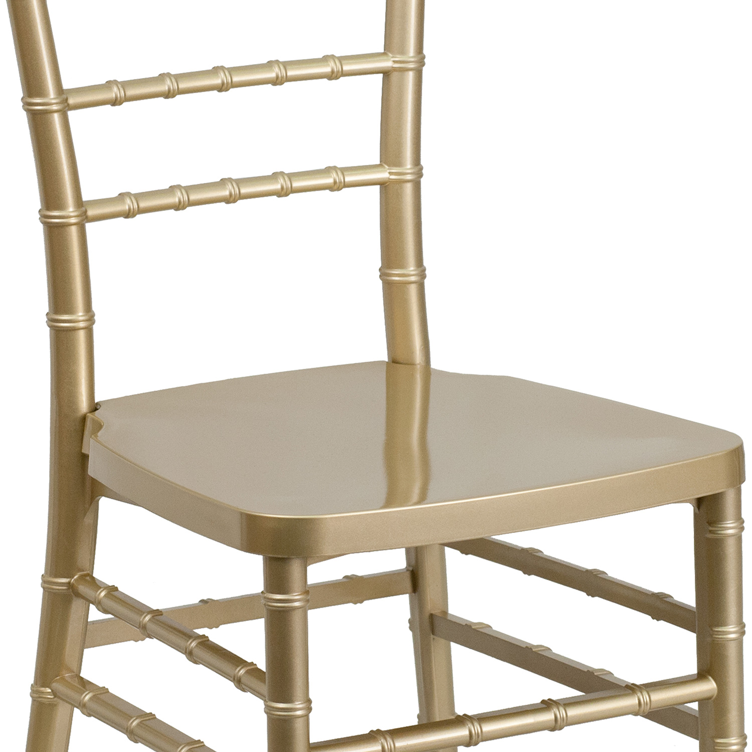 BLNK™ HERCULES PREMIUM Series Resin Stacking Chiavari Chair - Gold