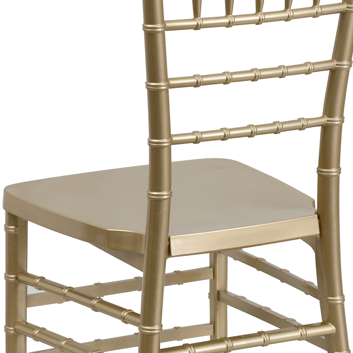 BLNK™ HERCULES PREMIUM Series Resin Stacking Chiavari Chair - Gold