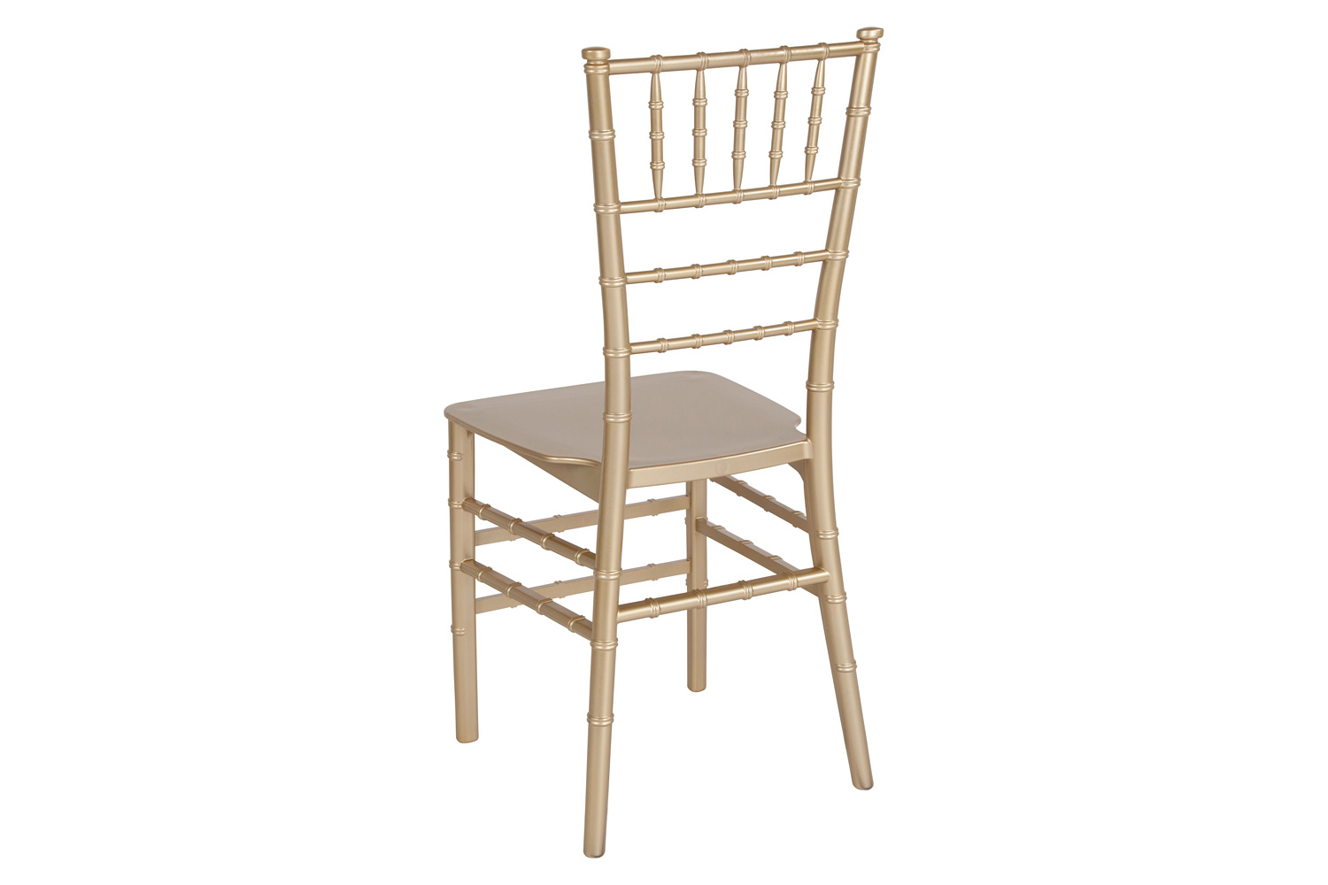 BLNK HERCULES Series Resin Stacking Chiavari Chair - Gold