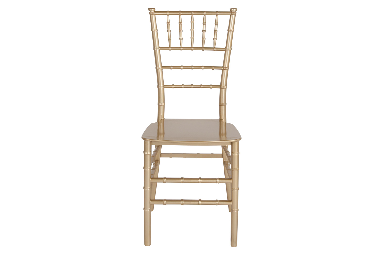 BLNK HERCULES Series Resin Stacking Chiavari Chair - Gold