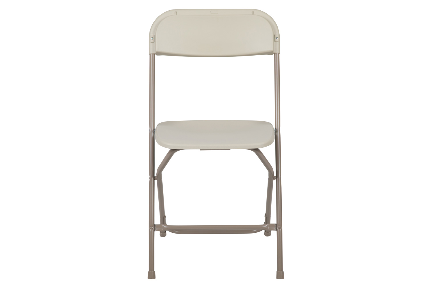 BLNK HERCULES Series Plastic Lightweight Folding Chair - Beige