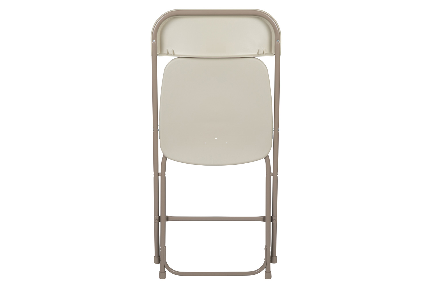 BLNK HERCULES Series Plastic Lightweight Folding Chair - Beige