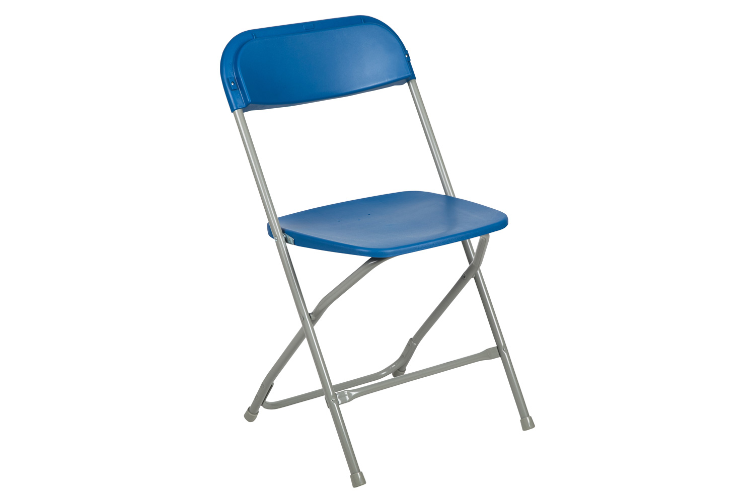 BLNK HERCULES Series Plastic Lightweight Folding Chair - Blue