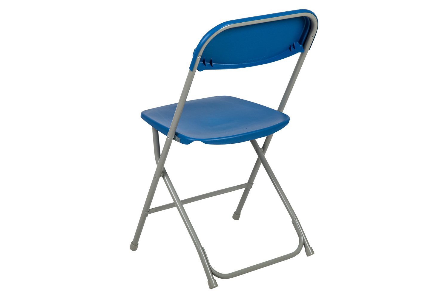 BLNK HERCULES Series Plastic Lightweight Folding Chair - Blue