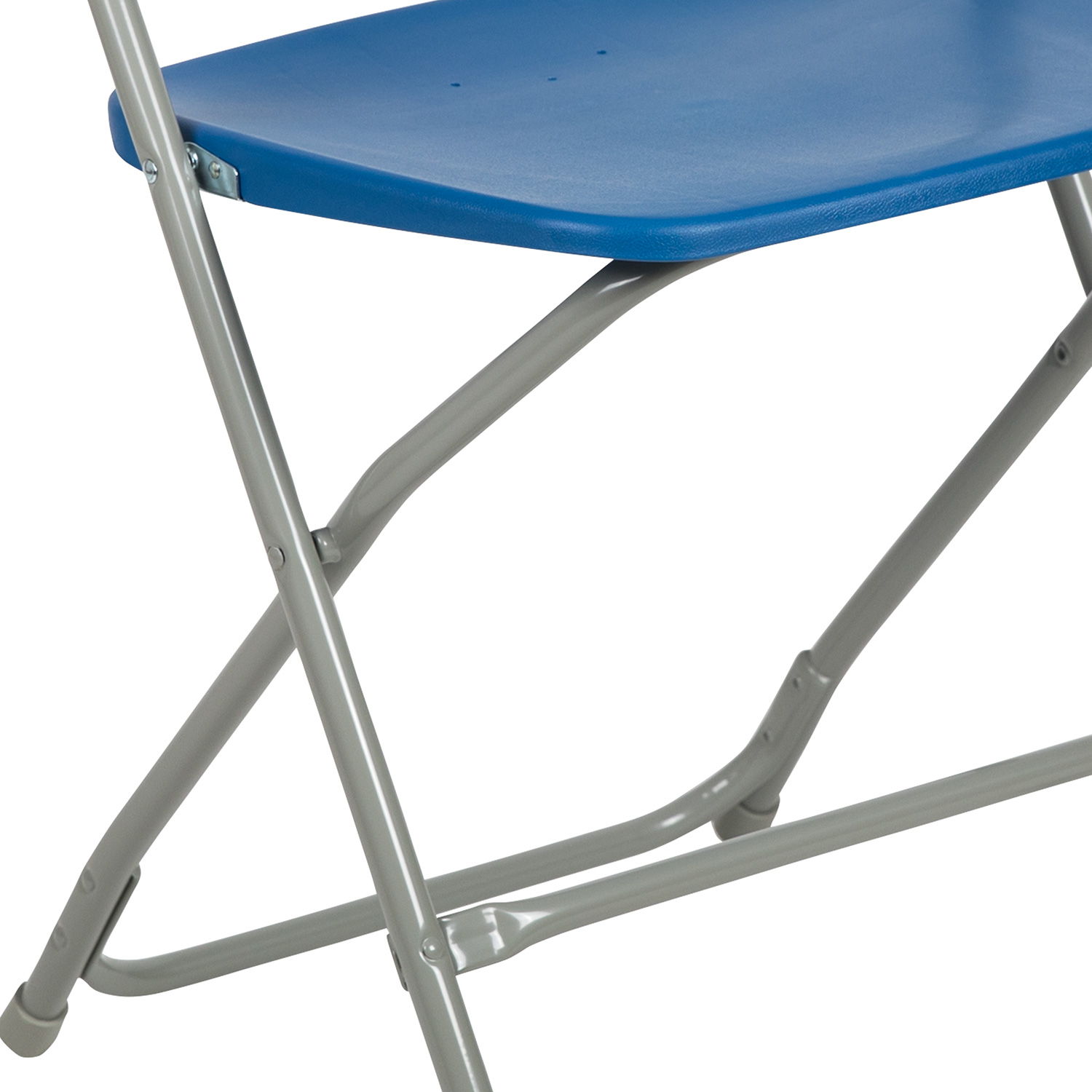 BLNK HERCULES Series Plastic Lightweight Folding Chair - Blue