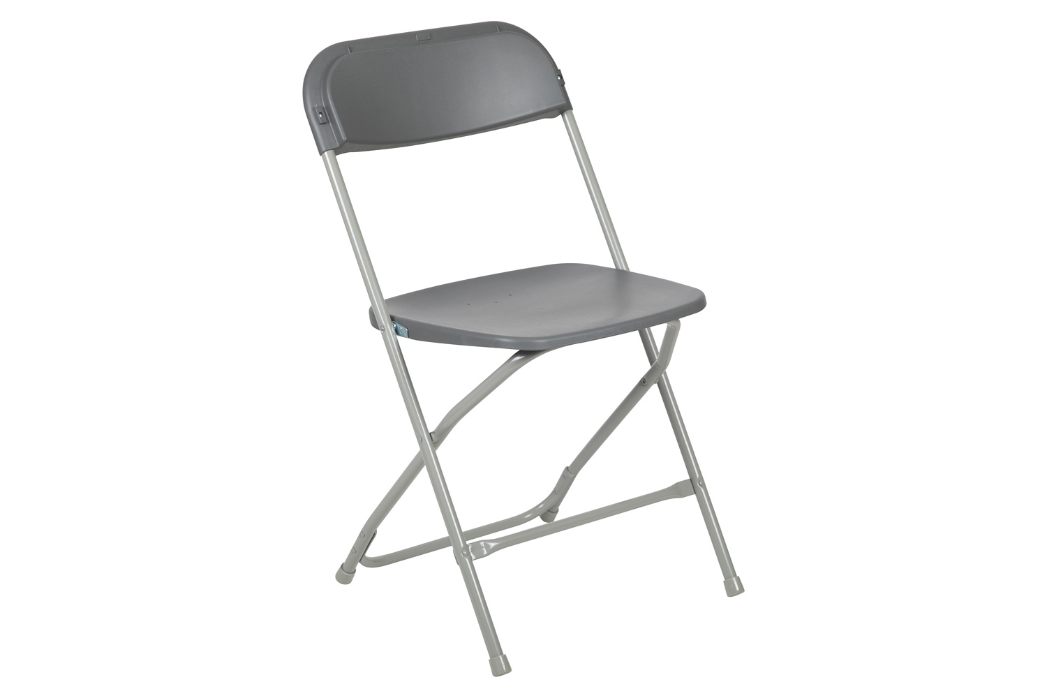 BLNK™ HERCULES Series Plastic Lightweight Folding Chair - Gray