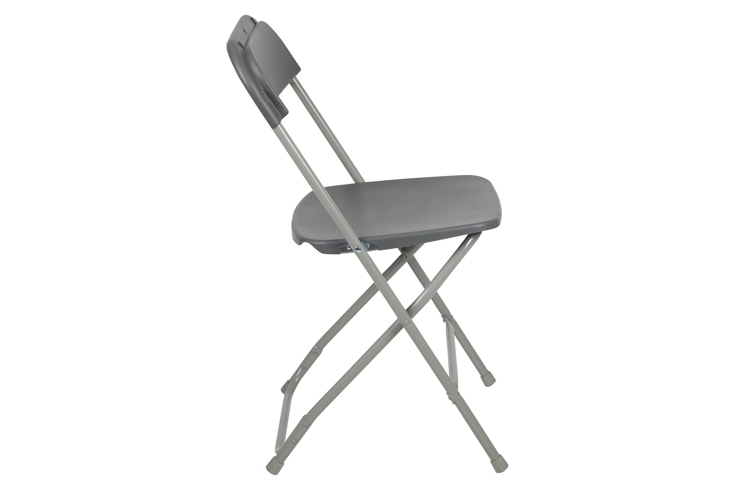 BLNK™ HERCULES Series Plastic Lightweight Folding Chair - Gray