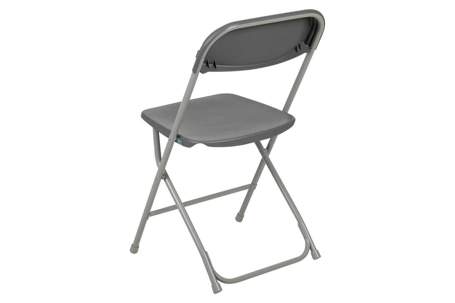 BLNK™ HERCULES Series Plastic Lightweight Folding Chair - Gray