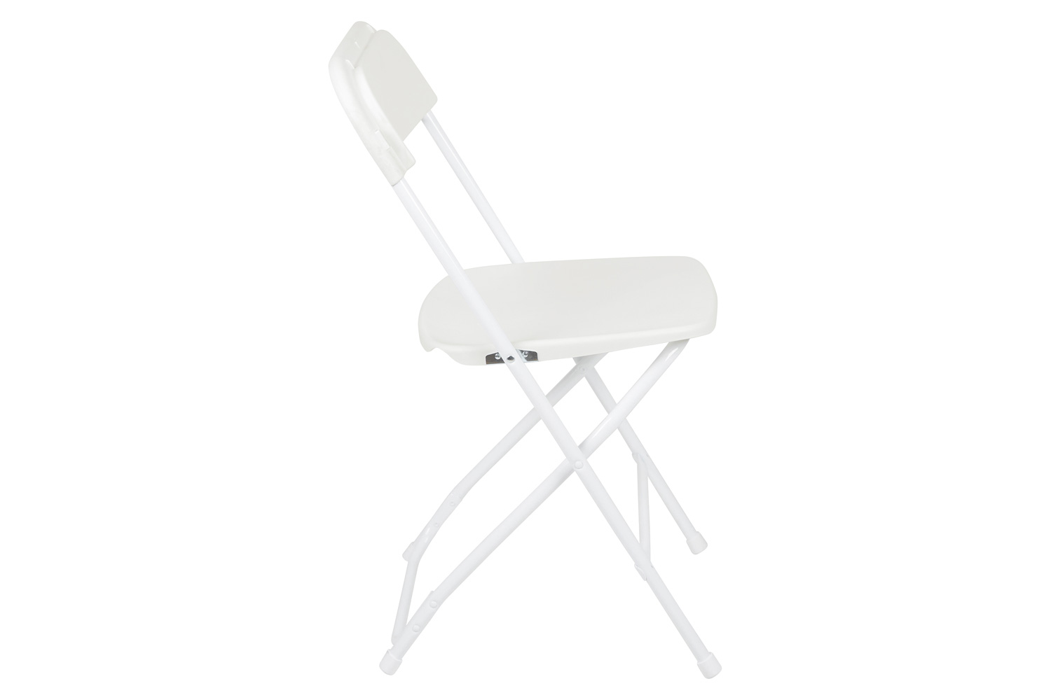 BLNK™ HERCULES Series Plastic Lightweight Folding Chair - White