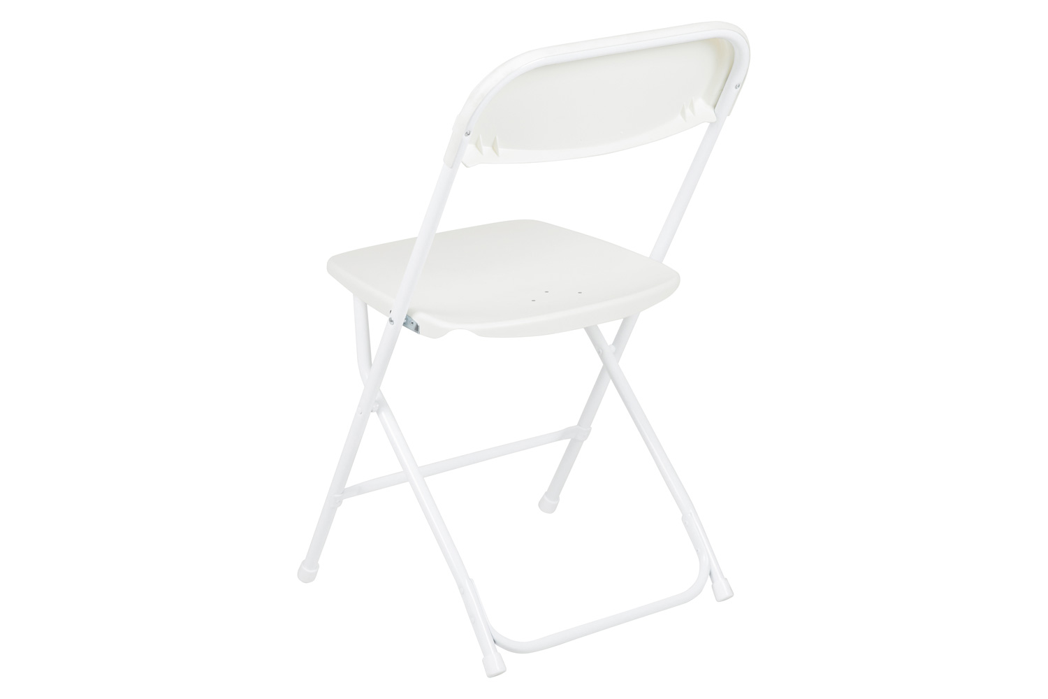 BLNK™ HERCULES Series Plastic Lightweight Folding Chair - White