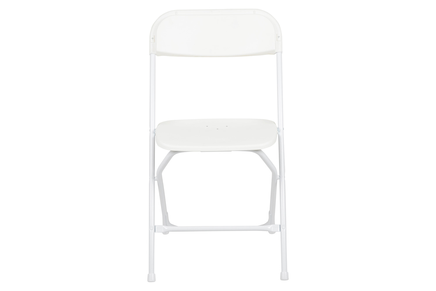 BLNK™ HERCULES Series Plastic Lightweight Folding Chair - White