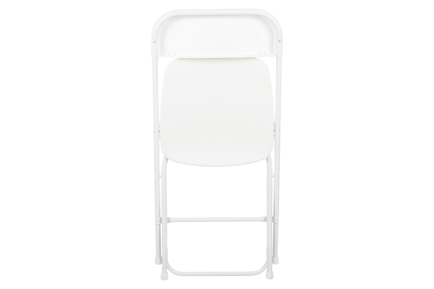 BLNK™ HERCULES Series Plastic Lightweight Folding Chair - White