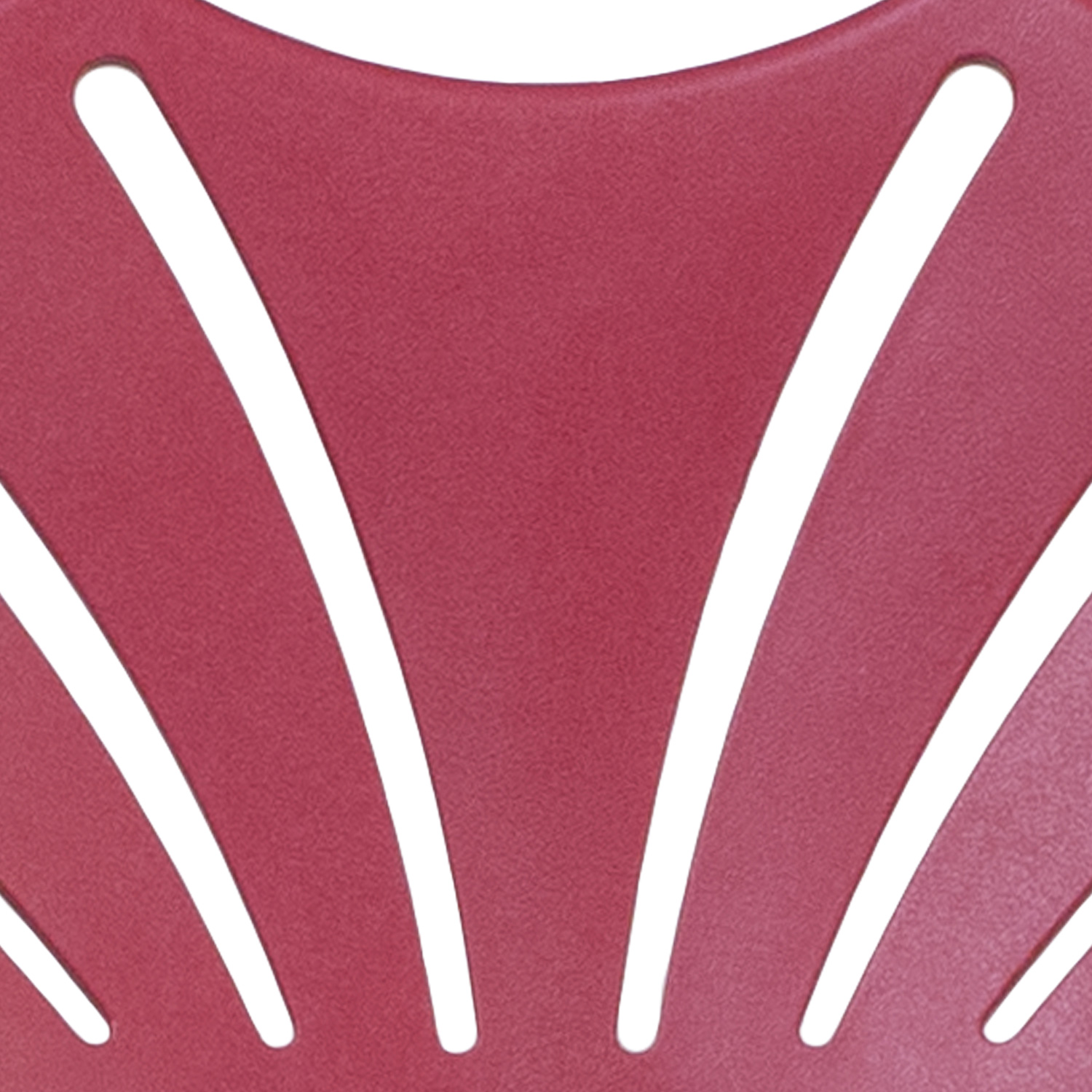 BLNK™ HERCULES Series Plastic Fan Back Folding Chair - Burgundy