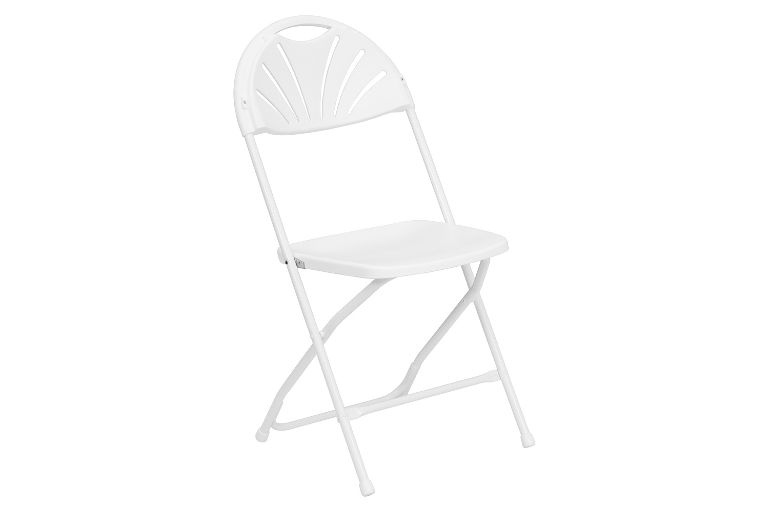 BLNK HERCULES Series Plastic Fan Back Folding Chair