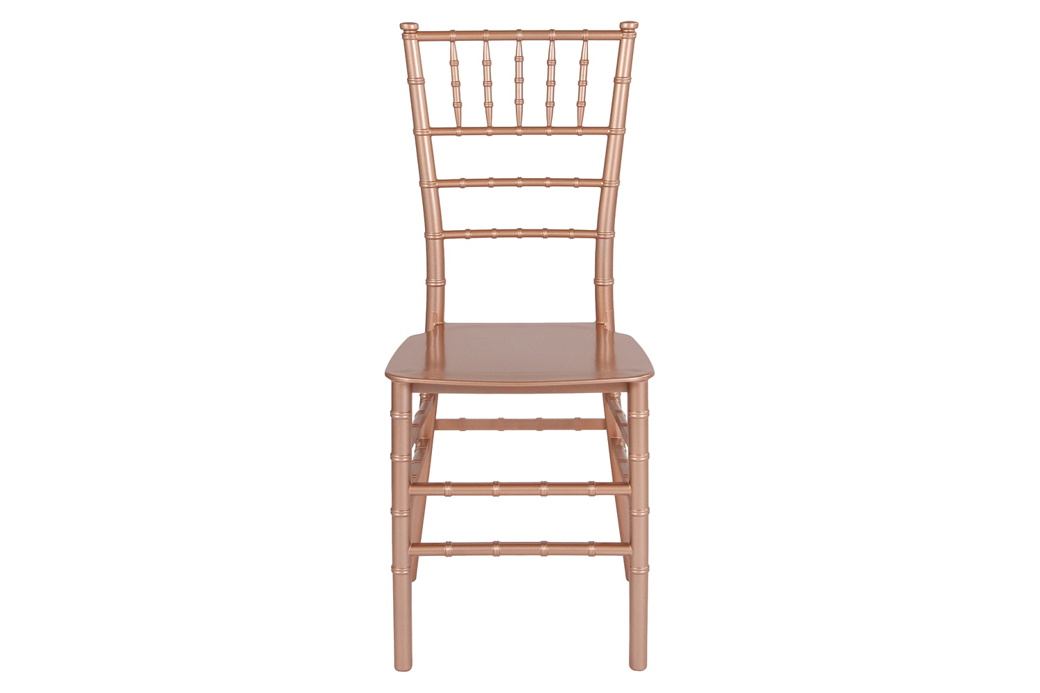 BLNK HERCULES Series Resin Stacking Chiavari Chair - Rose Gold