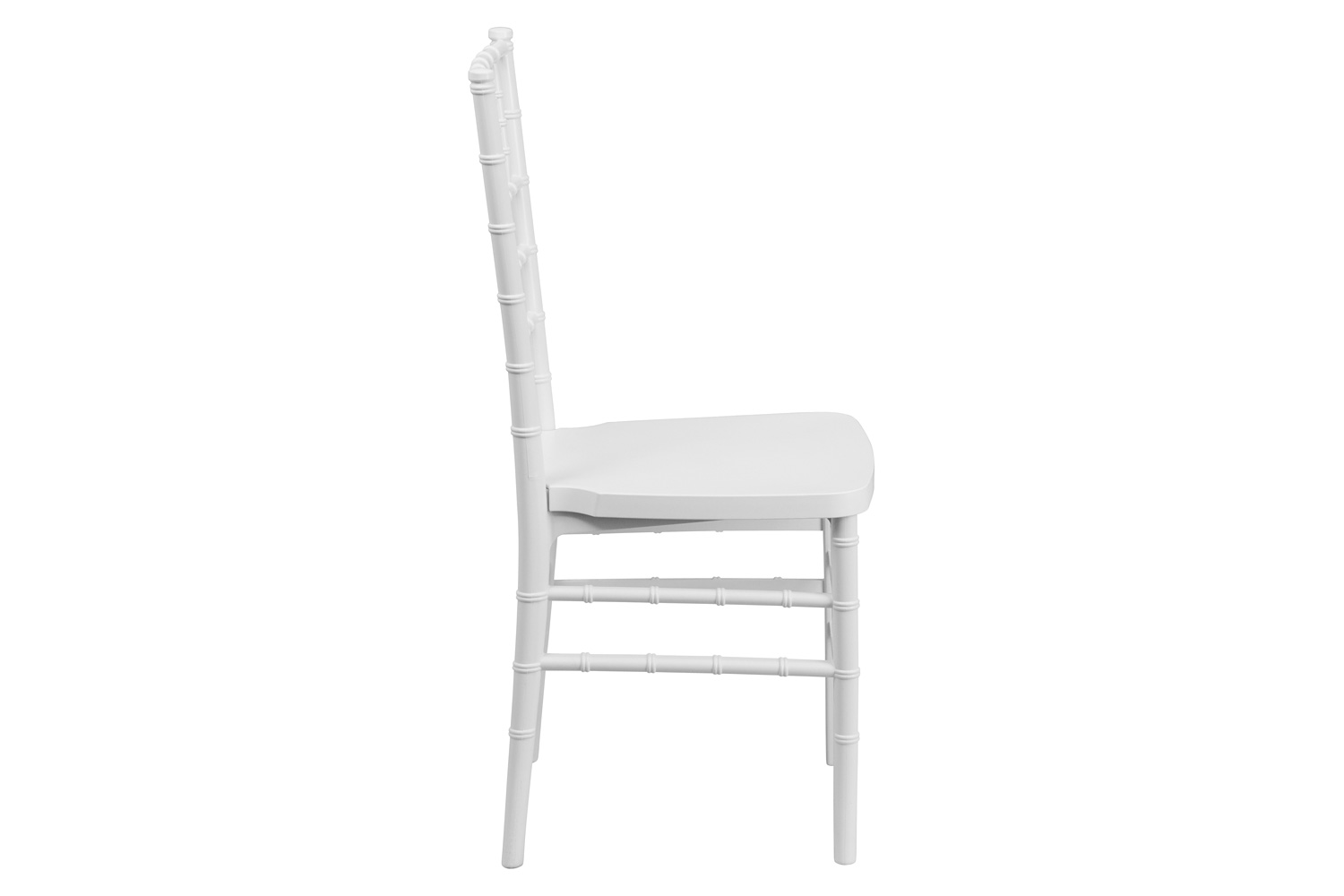 BLNK HERCULES PREMIUM Series Resin Stacking Chiavari Chair - Matte White