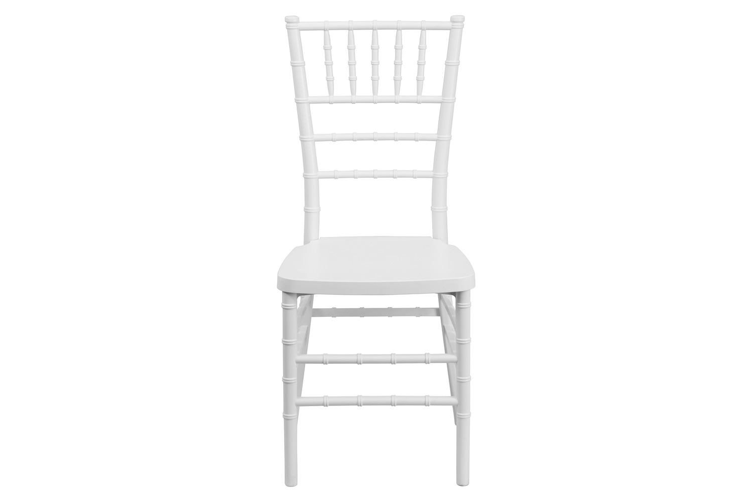 BLNK HERCULES PREMIUM Series Resin Stacking Chiavari Chair - Matte White