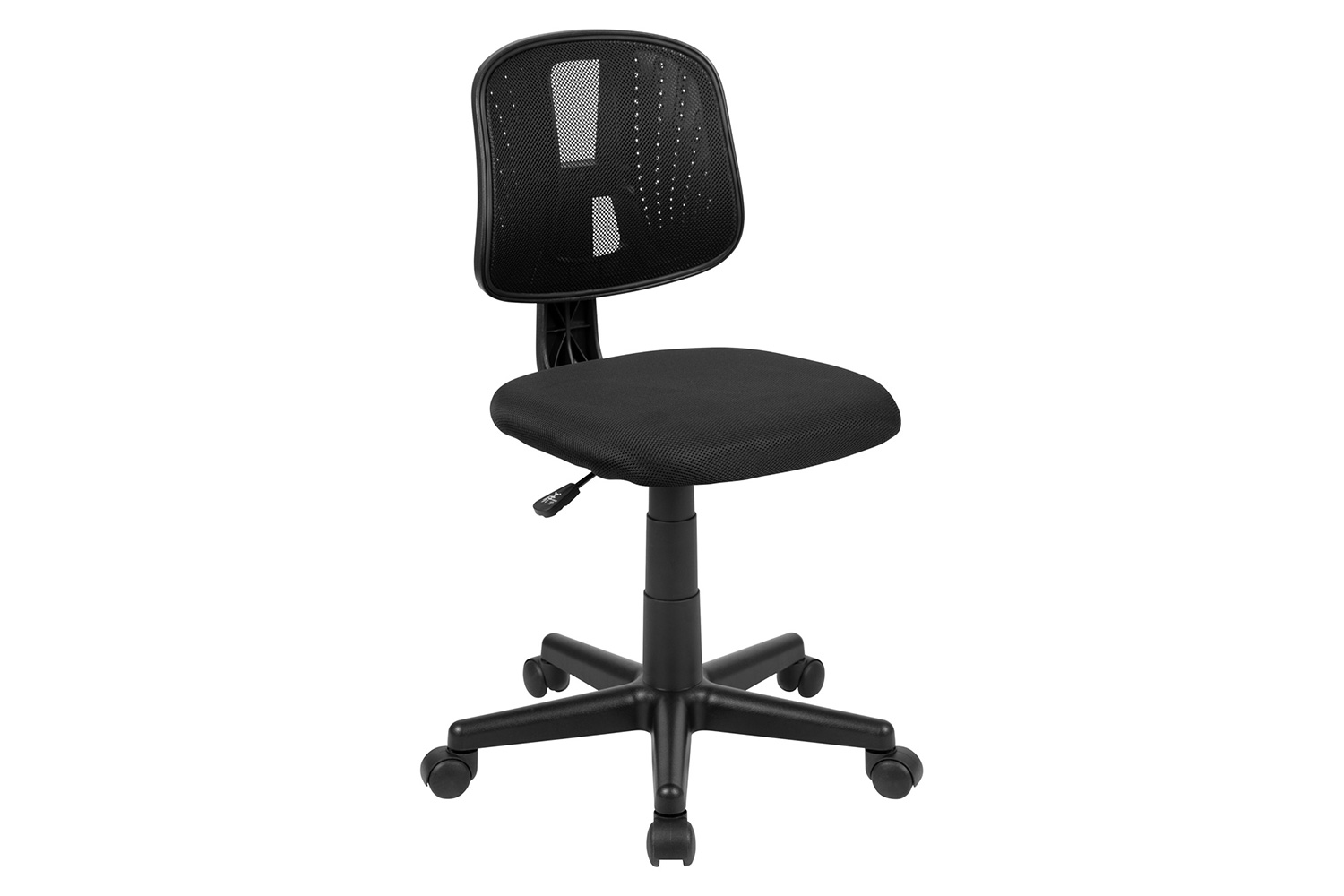 BLNK Flash Fundamentals Mid-Back Mesh Swivel Task Office Chair with Pivot Back - Black