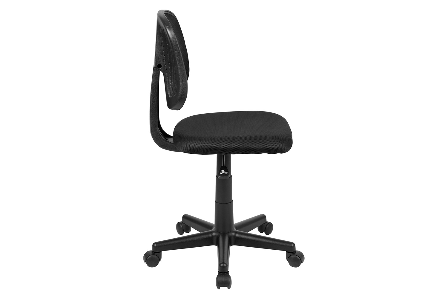 BLNK Flash Fundamentals Mid-Back Mesh Swivel Task Office Chair with Pivot Back - Black