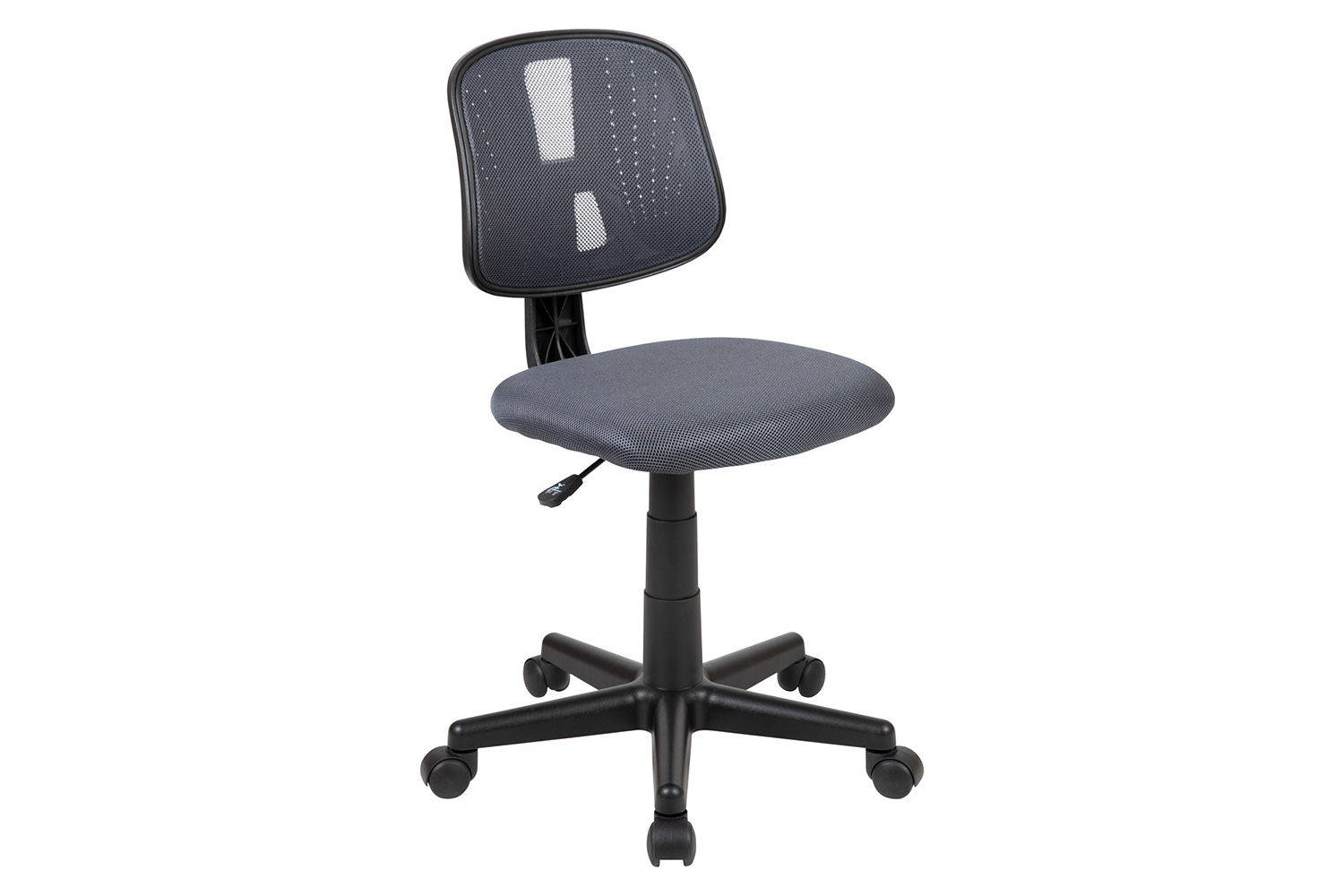 BLNK Flash Fundamentals Mid-Back Mesh Swivel Task Office Chair with Pivot Back - Gray