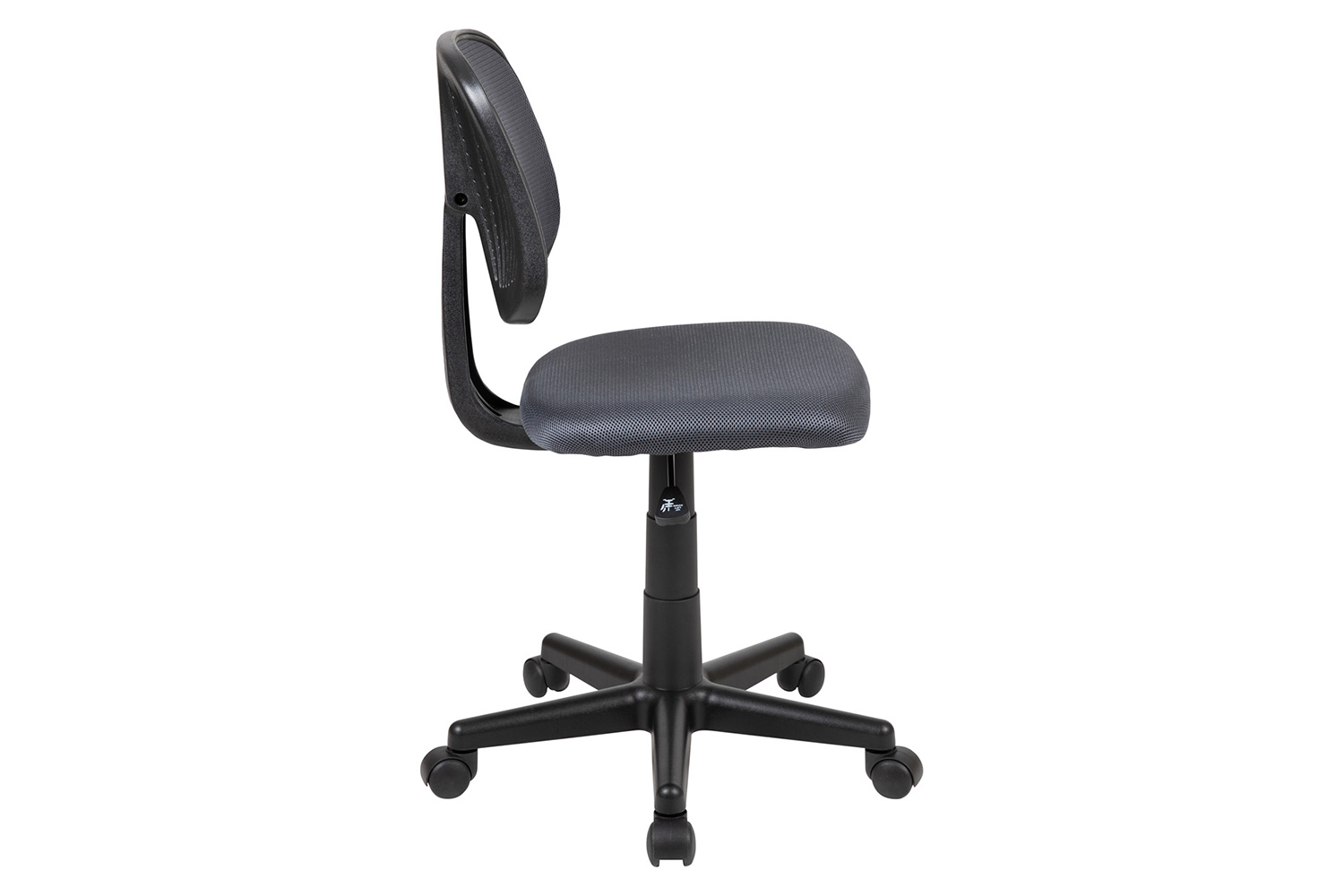 BLNK Flash Fundamentals Mid-Back Mesh Swivel Task Office Chair with Pivot Back - Gray