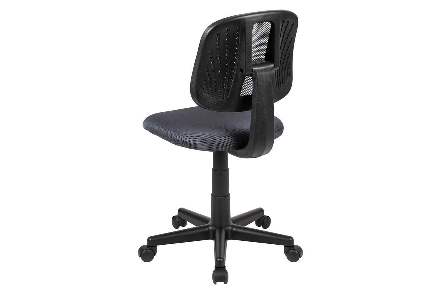 BLNK Flash Fundamentals Mid-Back Mesh Swivel Task Office Chair with Pivot Back - Gray