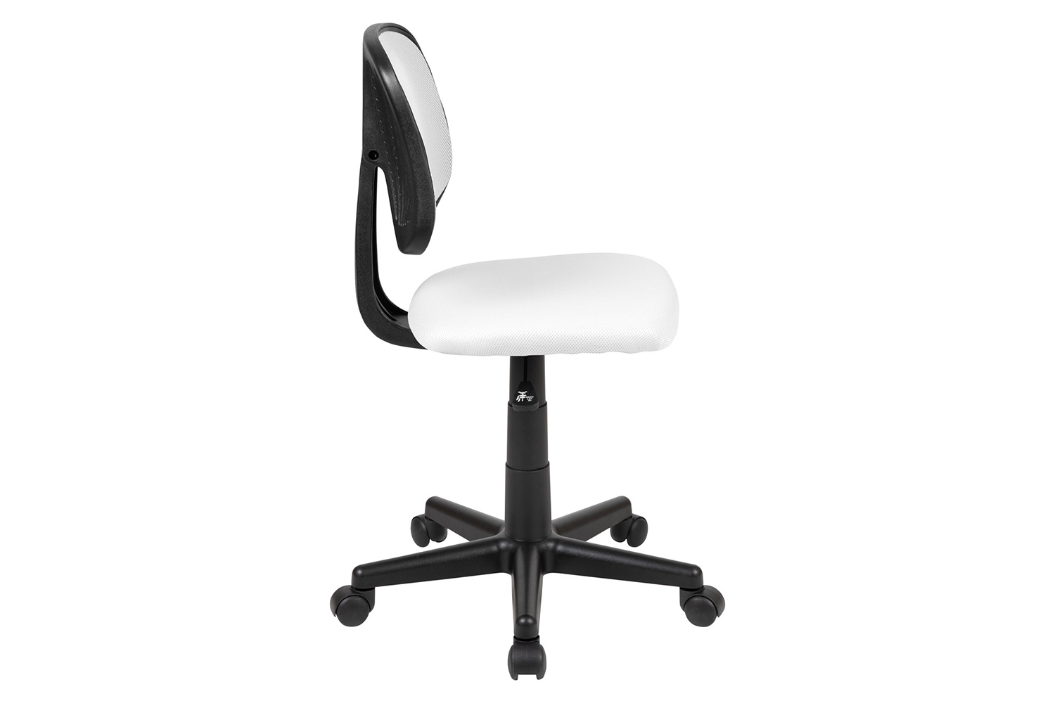 BLNK Flash Fundamentals Mid-Back Mesh Swivel Task Office Chair with Pivot Back - White